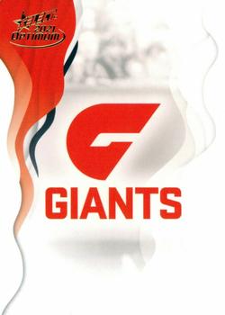 2021 Select Optimum #86 Greater Western Sydney Giants Front